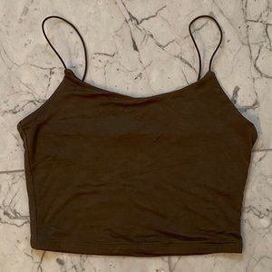 Army Green Garage Tank Top
